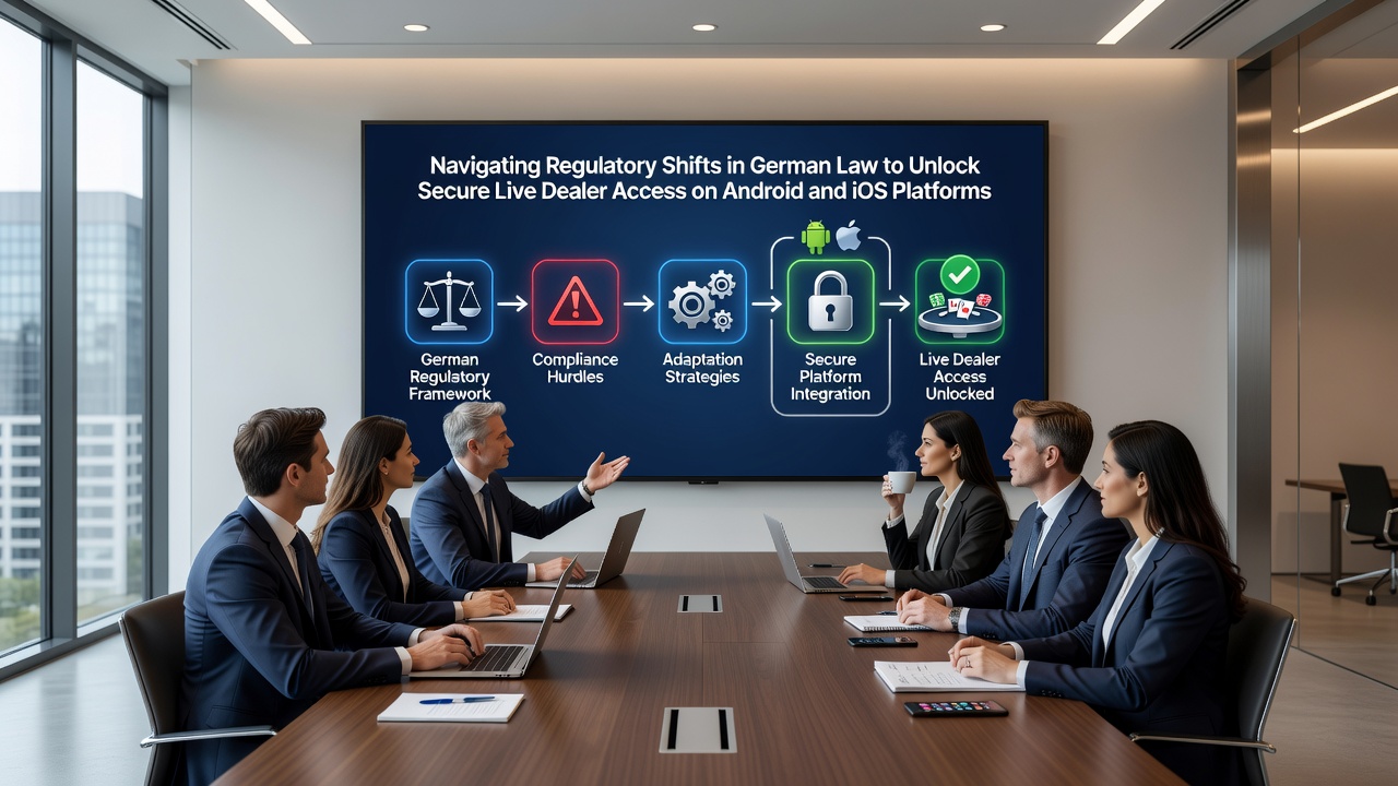 Darstellung von Sicherheitsprotokollen und mobiler Compliance bei Live-Dealer-Angeboten